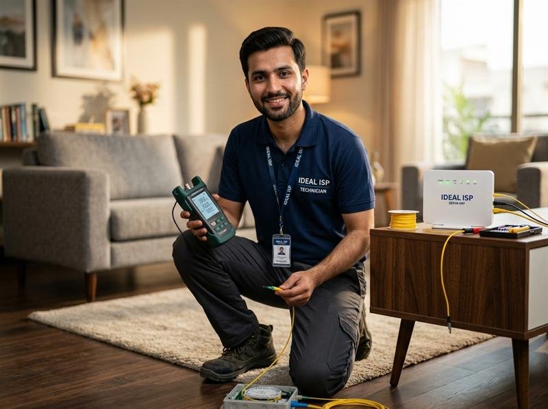 Professional Fiber Installation by Certified Engineers